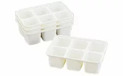 MetalTex Juego De 4 Moldes Para Cubitos De Hielo