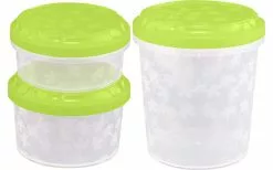 Juego De 3 Cajas Redondas De Almacenamiento De Alimentos BranQ