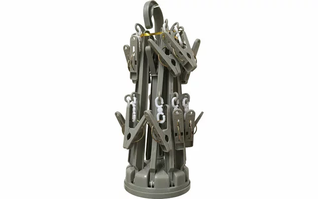 BERGER Minisecador Rotativo De Plástico De 10 Brazos Con Pinzas 3 BERGER Minisecador Rotativo De Plástico De 10 Brazos Con Pinzas