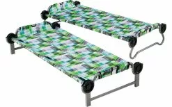 Litera Disc-O-Bed Kid-O-Bunk Con Patrón De Bloques