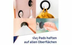 Silwy The One Metal Magnet Hook Incl. Metal Nano Gel Pad 6,5 Cm 2-pcs. Azul -möbel affär 297937 2652700