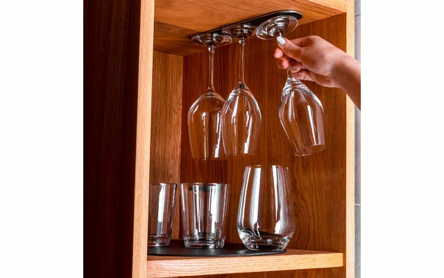 Silwy Barra De Metal De 25 Cm Con Revestimiento De Cuero Azul 7 Silwy Barra De Metal De 25 Cm Con Revestimiento De Cuero Azul - Imagen 5