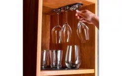 Silwy Barra De Metal De 25 Cm Con Revestimiento De Cuero Blanco -möbel affär 336500 2618273