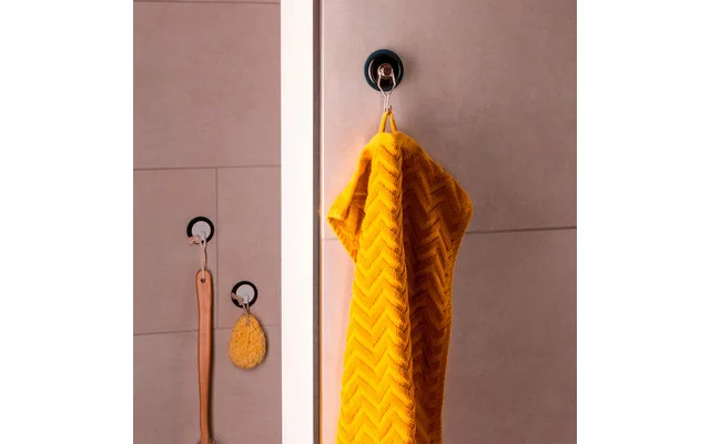 Silwy Clever Gancho Magnético Incl. Metal Nano Gel Pad 5 Cm 2 Pcs. Negro 4 Silwy Clever Gancho Magnético Incl. Metal Nano Gel Pad 5 Cm 2 Pcs. Negro - Imagen 2