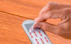 Silwy Barra De Metal De 25 Cm Con Revestimiento De Cuero Blanco -möbel affär 337097 2618234