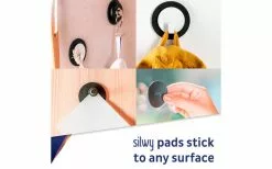 Silwy Clever Gancho Magnético Incl. Metal Nano Gel Pad 5 Cm 2 Pcs. Negro 12 Silwy Clever Gancho Magnético Incl. Metal Nano Gel Pad 5 Cm 2 Pcs. Negro -möbel affär 337217 2581250 1