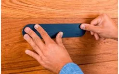 Silwy Barra Metálica Magnética De 25 Cm Con Revestimiento De Cuero Negro -möbel affär 337235 2618240 2