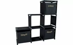 Bo-Camp Industrial Zwart Cómoda Incl. 3 Cajas De Almacenamiento