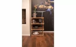 Bo-Camp Urban Outdoor Fitzroy Bambus Faltschrank 4 Fächer -möbel affär 391841 2886572