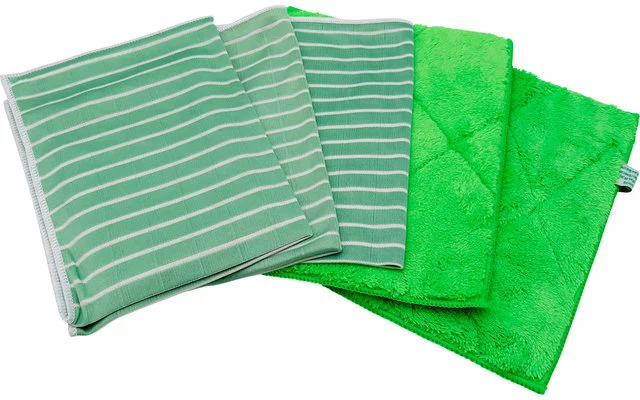 Juego De 5 Paños De Microfibra De Bambú Awiwa Verde 3 Juego De 5 Paños De Microfibra De Bambú Awiwa Verde