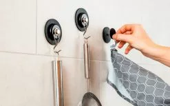 Silwy Clever Magnet Hook Incl. Metal Nano Gel Pad Negro / Black -möbel affär 435234 3101021 2