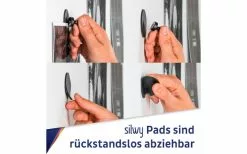 Silwy Smart Magnet Pins Incl. Metal Nano Gel Pads Negro -möbel affär 435351 3102473 1