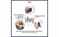 Silwy Power Magnets Incl. Almohadillas Adhesivas 4 Piezas -möbel affär 435789 3104682
