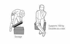 Outwell Cornillon Taburete Alto Y Caja De Almacenamiento 37 Litros -möbel affär 460643 3461392