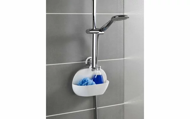 Wenko Shower Caddy Cocktail Blanco 4 Wenko Shower Caddy Cocktail Blanco - Imagen 2