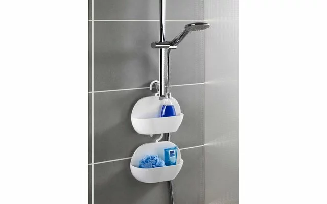 Wenko Shower Caddy Cocktail Blanco 5 Wenko Shower Caddy Cocktail Blanco - Imagen 3