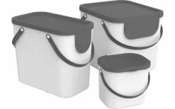 Papelera De Reciclaje Rotho Albula 25 Litros Cappuccino -möbel affär 489477 3317696 1