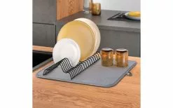 Escurridor Metaltex Dry-Tex 2 En 1 Con Tapete De Microfibra Plata -möbel affär 497090 3367256 1