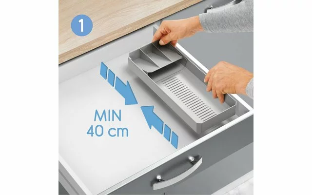 Colector De Cubiertos Metaltex Uni-Fit Gris 5 Colector De Cubiertos Metaltex Uni-Fit Gris - Imagen 3