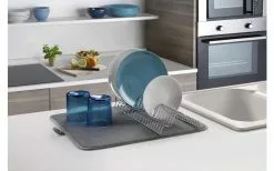 Escurridor Metaltex Dry-Tex 2 En 1 Con Tapete De Microfibra Negro -möbel affär 497453 3367490