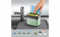 Dispensador De Jabón Metaltex Sponge-Tex 0,75 Litros Gris -möbel affär 497501 3340695