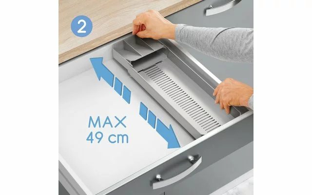 Colector De Cubiertos Metaltex Uni-Fit Gris 6 Colector De Cubiertos Metaltex Uni-Fit Gris - Imagen 4