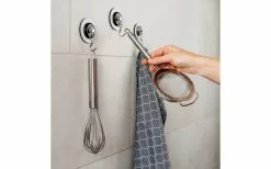 Silwy The One Magnet Hook Incl. Metal Nano Gel Pad Blanco / Negro -möbel affär 504026 3316845