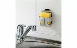 Wenko Turbo-Loc Soporte De Esponja De Acero Inoxidable, Fijación Sin Taladrar -möbel affär 515444 3543932