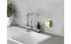 Wenko Turbo-Loc Soporte De Esponja De Acero Inoxidable, Fijación Sin Taladrar -möbel affär 516248 3543938