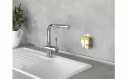 Wenko Turbo-Loc Soporte De Esponja De Acero Inoxidable, Fijación Sin Taladrar -möbel affär 516854 3543944