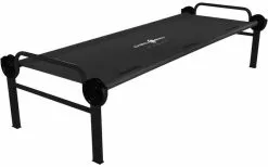 Disc-O-Bed Single L Cama Individual Para Exteriores Y Camping Negro