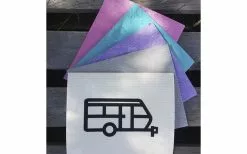 Toalla Sueca Pufz Caravan Retro Grey