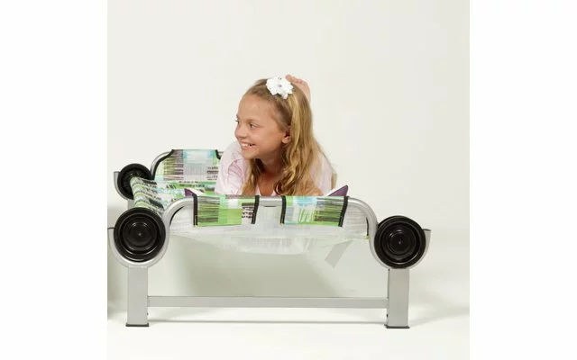 Disc-O-Bed Kid-O-Bed Con Armazón Recto, Sin Bolsillo Lateral, Patrón De Bloques 9 Disc-O-Bed Kid-O-Bed Con Armazón Recto, Sin Bolsillo Lateral, Patrón De Bloques - Imagen 7