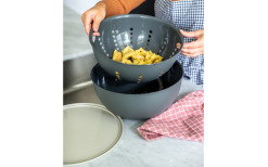 Colador Koziol Palsby Nature Gris Ceniza