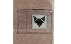 Delantal De Parrilla Fennek Gris Encerado