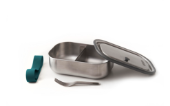 Black+Blum Lonchera De Acero Inoxidable Black And Blum Grande 1000 Ml Oliva