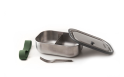 Black+Blum Lonchera De Acero Inoxidable Black And Blum Grande 1000 Ml Oliva -möbel affär 609087 4358831