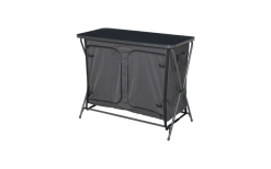 Wecamp Exclusive S3 Camping Cabinet Con 3 Estantes Negro -möbel affär 654420 4557714