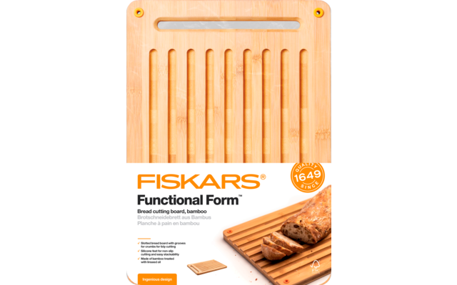Tabla De Cortar Pan Fiskars Functional Form 35 X 25 Cm 4 Tabla De Cortar Pan Fiskars Functional Form 35 X 25 Cm - Imagen 2