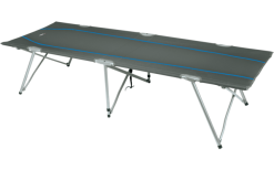 Cama Plegable De Camping High Peak Oviedo 190 X 65 X 45 Cm Gris Oscuro/azul