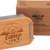 Camplife Tarro De Acero Inoxidable Berger Con Tapa De Bambú Y Colgador 800 Ml -möbel affär 823787 5322782