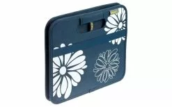 Meori Caja Plegable Clásica Azul Marino Con Flores Pequeña 15 Litros -möbel affär 87663 598218